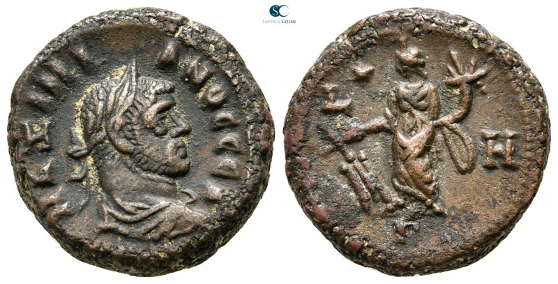 Egypt. Alexandria. Maximianus Herculius AD 286-305. 
Billon-Tetradrachm

19mm...