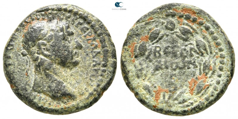 Cyrrhestica. Beroea. Trajan AD 98-117. 
Bronze Æ

20mm., 6,01g.



very f...