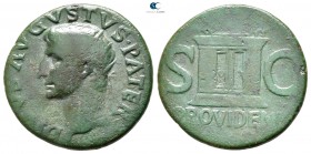 Divus Augustus AD 14. struck under Tiberius. Rome. As Æ