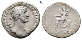 Hadrian AD 117-138. Rome. Denarius AR