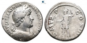 Hadrian AD 117-138. Rome. Denarius AR