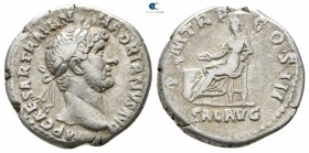 Hadrian AD 117-138. Rome. Denarius AR