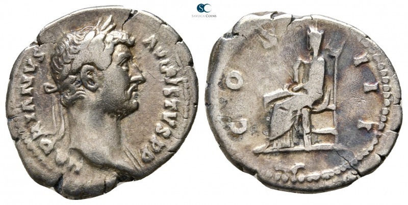 Hadrian AD 117-138. Rome
Denarius AR

19mm., 3,14g.



very fine