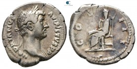 Hadrian AD 117-138. Rome. Denarius AR