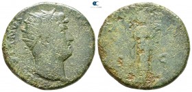 Hadrian AD 117-138. Rome. Dupondius Æ