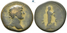 Hadrian AD 117-138. Rome. Dupondius Æ