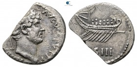 Hadrian AD 117-138. Uncertain eastern mint. Denarius AR