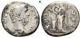 Aelius, as Caesar AD 136-138. Rome. Denarius AR