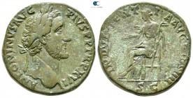 Antoninus Pius AD 138-161. Rome. Sestertius Æ