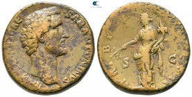 Antoninus Pius AD 138-161. Rome. Sestertius Æ