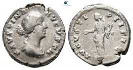 Faustina II AD 147-175. Rome. Denarius AR