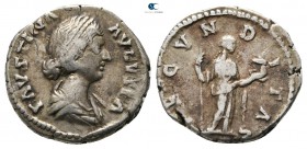 Faustina II AD 147-175. Rome. Denarius AR