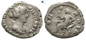 Faustina II AD 147-175. Rome. Denarius AR