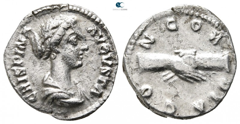 Crispina, wife of Commodus AD 178-182. Rome
Denarius AR

18mm., 2,00g.


...