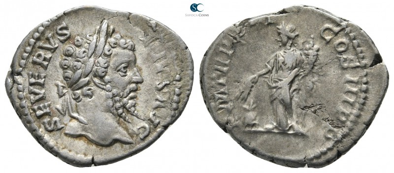 Septimius Severus AD 193-211. Rome
Denarius AR

20mm., 3,06g.



very fin...