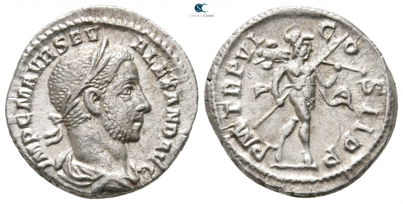 Severus Alexander AD 222-235. Rome
Denarius AR

18mm., 2,91g.



very fin...