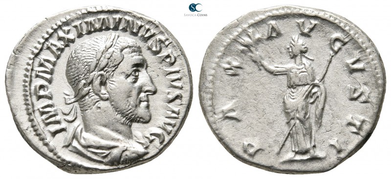 Maximinus I Thrax AD 235-238. Rome
Denarius AR

20mm., 3,65g.



very fin...