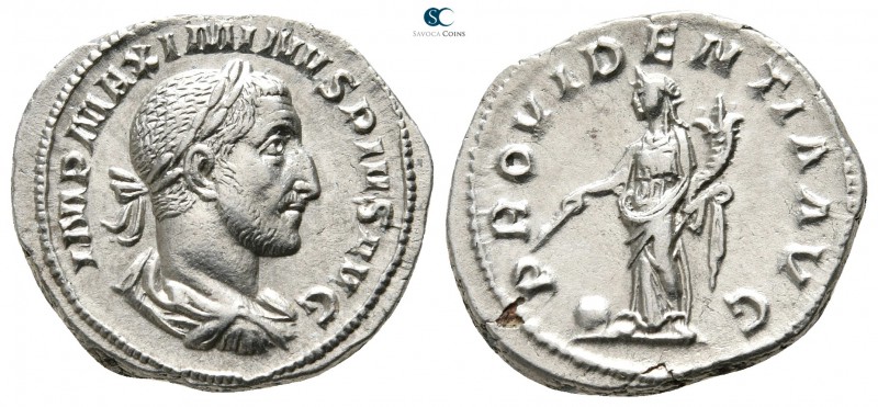 Maximinus I Thrax AD 235-238. Rome
Denarius AR

20mm., 3,08g.



good ver...