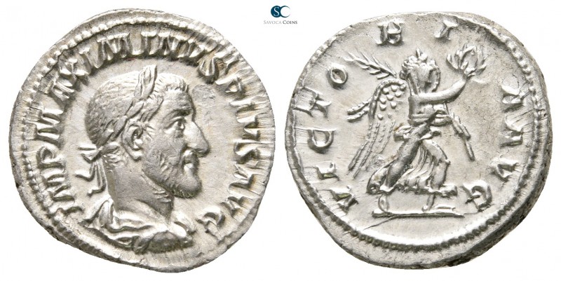 Maximinus I Thrax AD 235-238. Rome
Denarius AR

19mm., 3,39g.



very fin...