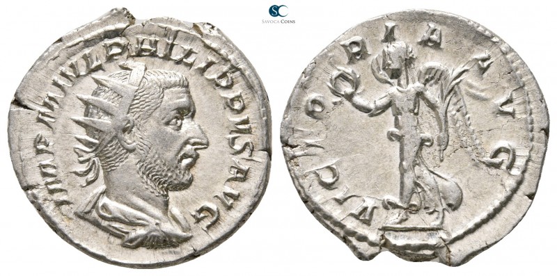 Philip I Arab AD 244-249. Rome
Antoninianus AR

23mm., 4,35g.



very fin...