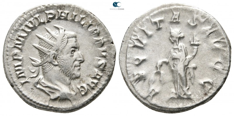 Philip I Arab AD 244-249. Rome
Antoninianus AR

22mm., 4,11g.



very fin...