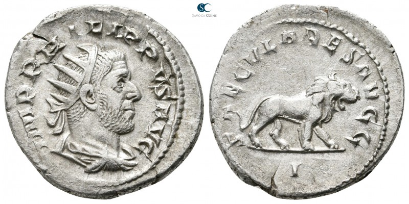 Philip I Arab AD 244-249. Rome
Antoninianus AR

24mm., 3,81g.



very fin...