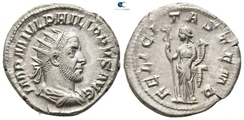 Philip I Arab AD 244-249. Rome
Antoninianus AR

22mm., 4,54g.



very fin...