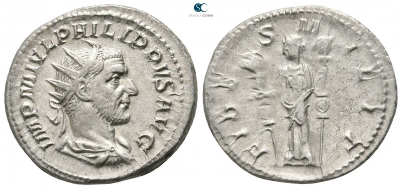 Philip I Arab AD 244-249. Rome
Antoninianus AR

23mm., 4,36g.



very fin...