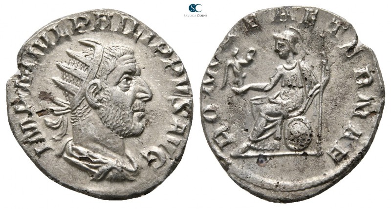 Philip I Arab AD 244-249. Rome
Antoninianus AR

21mm., 3,72g.



very fin...