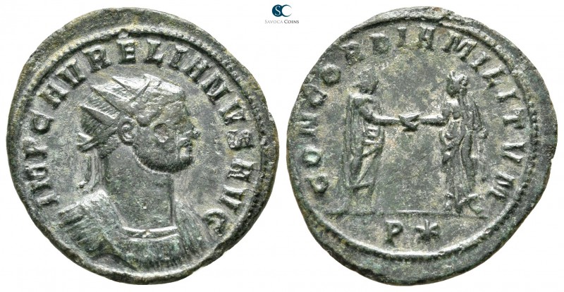 Aurelian AD 270-275. Serdica
Antoninianus Æ

23mm., 3,17g.



very fine