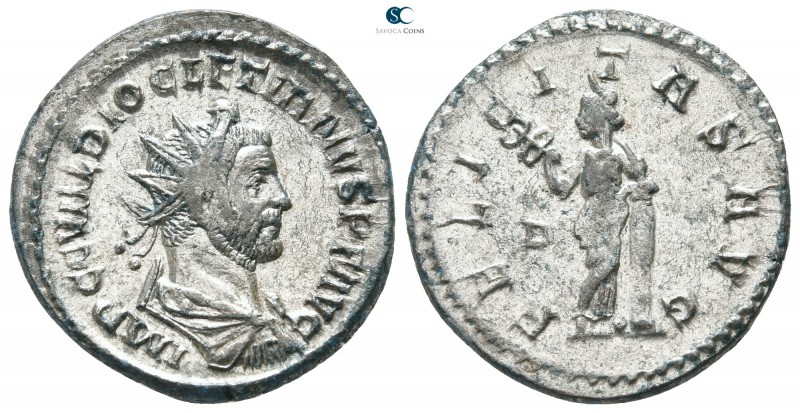 Diocletian AD 284-305. Lugdunum
Antoninianus Billon

22mm., 3,52g.



ver...