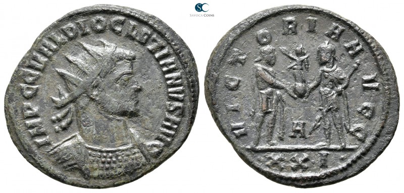 Diocletian AD 284-305. Siscia
Antoninianus Billon

25mm., 4,22g.



very ...