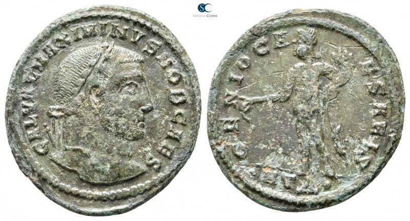 Maximinus II Daia as Caesar AD 305-308. Heraclea
Follis Æ

28mm., 6,58g.

...