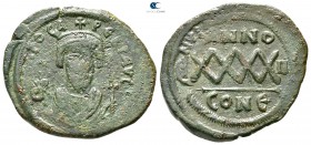 Phocas AD 602-610. Constantinople. Follis Æ