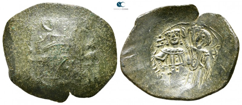 Manuel I Comnenus. AD 1143-1180. Constantinople
Billon aspron trachy

23mm., ...