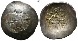 Isaac II Angelos AD 1185-1195. Constantinople. Billon aspron trachy