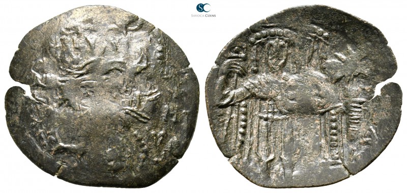 Michael VIII Palaeologus AD 1261-1282. Thessalonica
Trachy Æ

26mm., 1,82g.
...