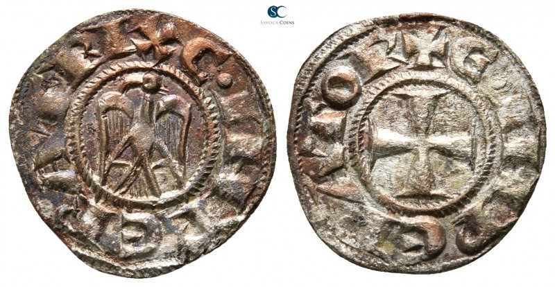 Enrico VI AD 1191-1197. Sicily. Messina
Denaro BI

16mm., 0,88g.



very ...