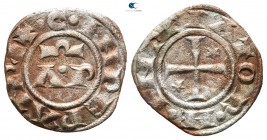 Enrico VI and Costanza AD 1194-1196. Sicily, Brindisi. Denaro BI