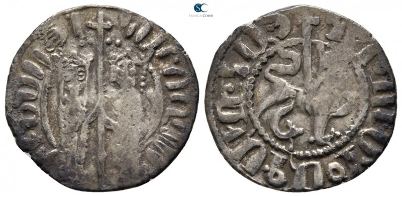 Hetoum I and Zabel AD 1226-1270. 
Tram AR

20mm., 2,64g.



nearly very f...