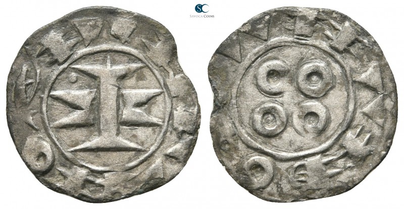 AD 1300-1400. Feudal. Languedoc. Melgueil
Denier AR

17mm., 0,88g.



ver...