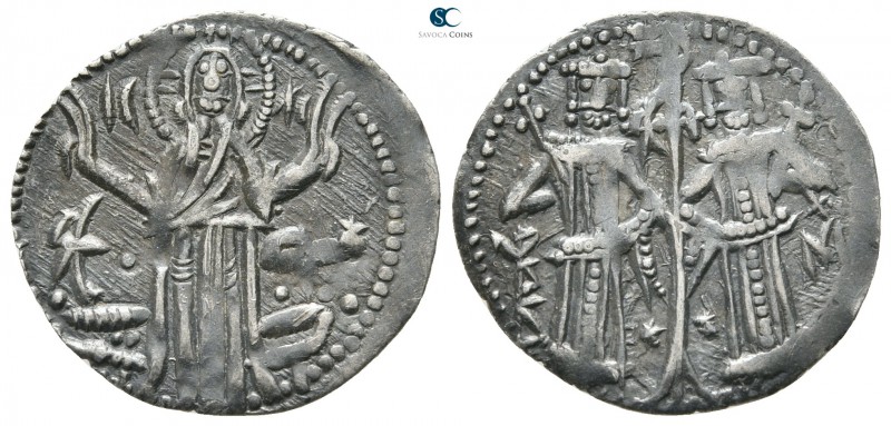 Ivan Aleksandar AD 1331-1371. Tarnovo
Grosh AR

20mm., 1,64g.



very fin...