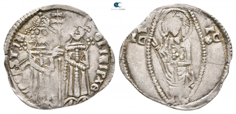 Stefanos Uros IV AD 1331-1355. 
Dinar AR

18mm., 1,17g.



very fine