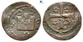 AD 1347-1385. Maona Society. Chios. Bronze AE