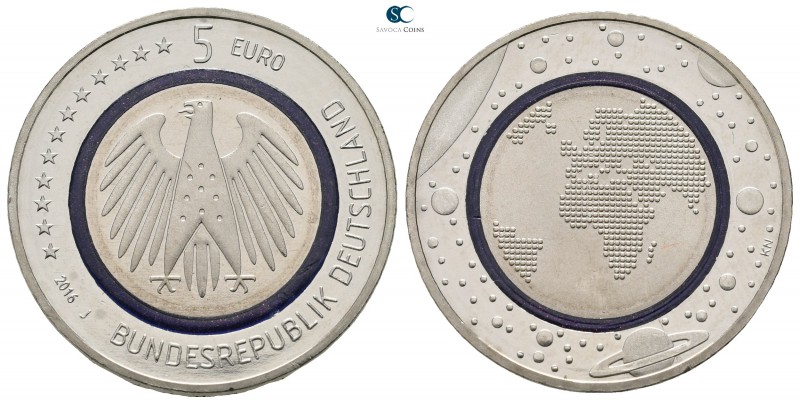 Germany . J. AD 2016.
5 Euro

27mm., 8,97g.



mint state