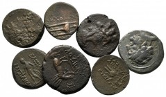 Lot of ca. 7 greek bronze coins / SOLD AS SEEN, NO RETURN!
<br><br>very fine<br><br>