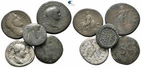Lot of 5 roman provincial bronze coins / SOLD AS SEEN, NO RETURN!
<br><br>very fine<br><br>