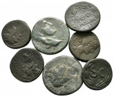 Lot of ca. 7 roman provincial bronze coins / SOLD AS SEEN, NO RETURN!
<br><br>nearly very fine<br><br>
