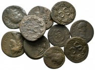 Lot of ca. 10 roman provincial bronze coins / SOLD AS SEEN, NO RETURN!
<br><br>very fine<br><br>