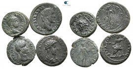 Lot of ca. 4 roman provincial bronze coins / SOLD AS SEEN, NO RETURN!<br><br>very fine<br><br>